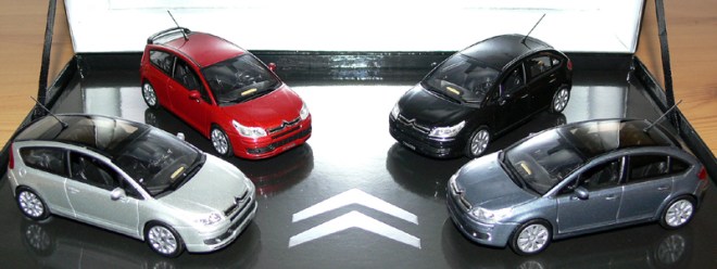 Coffret Citroën C5 1/43 Norev Gris Métal/Plastique